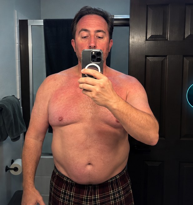 Ted Voorhees on February 1, 2025, before changing his approach to health